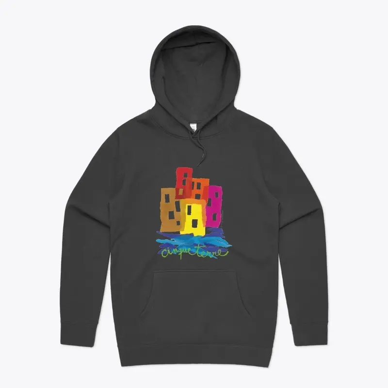 Cinqueterre Colour Stencil Hoodie