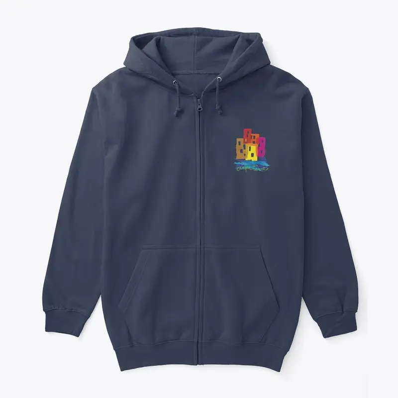 Cinqueterre Unisex Full Zip Hoodie